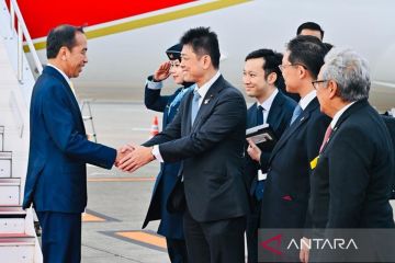 Presiden Jokowi tiba di Tokyo Jepang untuk bertemu PM Kishida