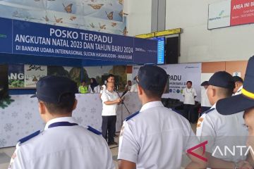 Posko Terpadu di Bandara Hasanuddin resmi beroperasi