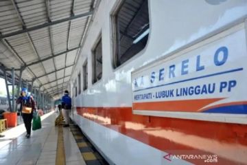 KAI Palembang sebut 33.403 tiket masa libur Natal telah terjual