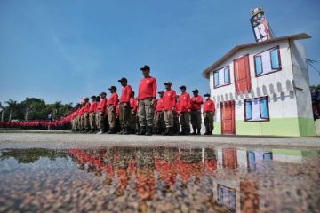 Kemendagri kukuhkan 525 relawan pemadam kebakaran Kota Bandung