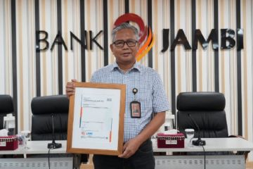 Bank Jambi kantongi sertifikat ISO pertegas keamanan informasi