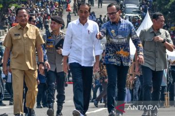 Presiden resmikan Jembatan Otista di Kota Bogor