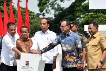 Presiden resmikan jembatan Otista Kota Bogor