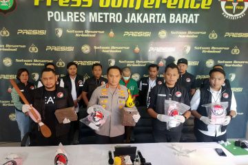 Polisi temukan pabrik narkoba di Cengkareng