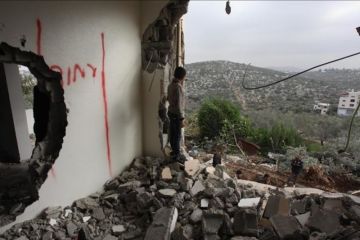 Jet-jet tempur Israel serang gedung Bulan Sabit Merah Palestina