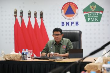 BNPB instruksikan siaga darurat banjir-longsor di Natal dan tahun baru