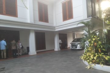 Prabowo pulang ke kediamannya sebelum debat putaran ke dua di JCC