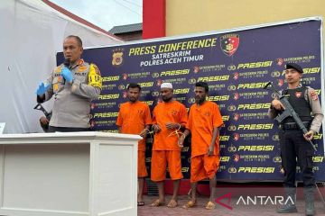 Polres Aceh Timur tetapkan tiga imigran Rohingya sebagai tersangka