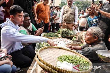 Gibran ke Pasar Induk Kramat Jati, pedagang keluhkan harga cabai rawit