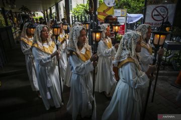 Misa malam natal Gereja Katedral Jakarta