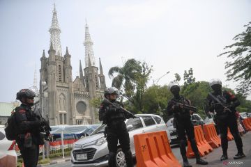 Katedral Jakarta memperingati Paskah dengan Siluet Wayang Paskah 2024