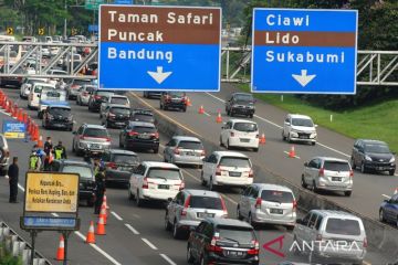 Jasa Marga berlakukan lawan arah di Tol Jagorawi arah Jakarta