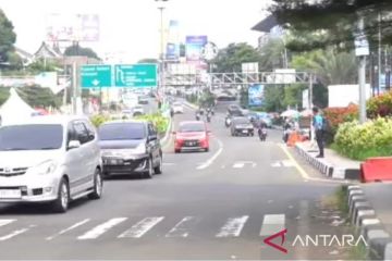 Polisi: 20 ribu kendaraan keluar dari Jalur Puncak Bogor