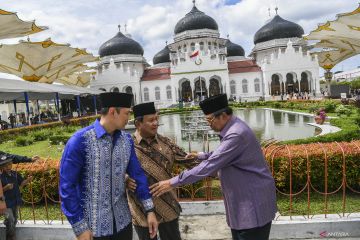 Prabowo puji kepemimpinan SBY saat menanggulangi tsunami Aceh