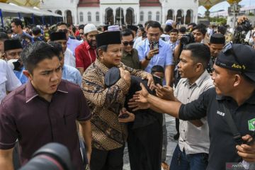 Hari kampanye ke-29, Prabowo di Aceh dan Gibran di Solo