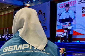 Organisasi muslim Gempita deklarasikan dukungan pada Prabowo-Gibran