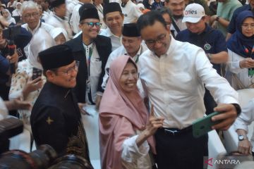 Anies dan Muhaimin hadiri deklarasi dukungan Keluarga Besar HMI