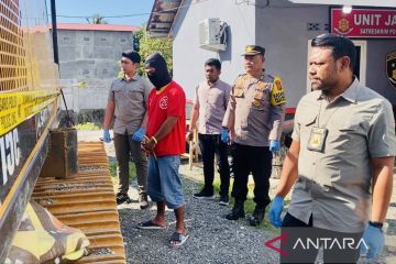 Polisi tangkap terduga pelaku penambang emas ilegal di Aceh Barat