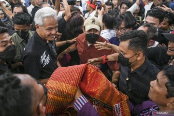 Ganjar di Boyolali, Mahfud ke Banyuwangi di hari ke-32 kampanye