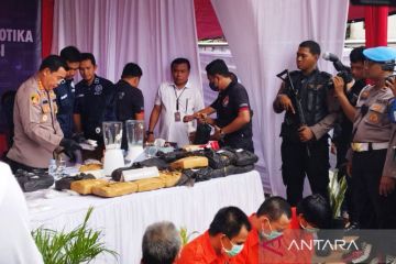 Polres Jakpus musnahkan narkoba senilai Rp1,6 miliar jaringan Aceh