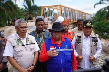 Pemprov Riau mempercepat penyelesaian Jembatan Surau Munai 