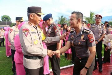 253 personel Polda Sulut naik pangkat