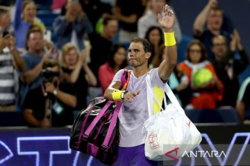 Nadal yang agresif melaju ke perempat final Brisbane