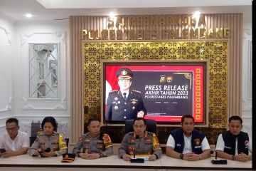 Polrestabes Palembang tangani 3.385 tindak pidana selama tahun 2023