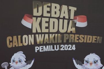 Pantauan suasana kawasan JCC jelang debat cawapres malam ini