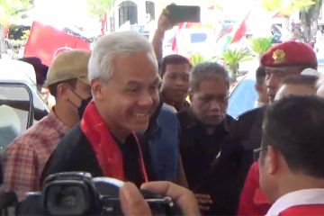 Ganjar Pranowo temu relawan Ganjar-Mahfud di Kota Palu