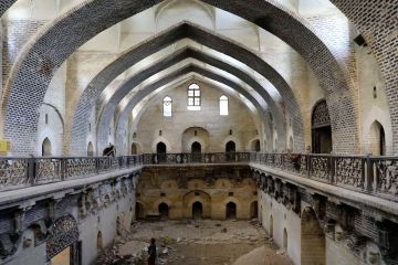 Irak rehabilitasi bangunan kuno Khan Marjan di Baghdad
