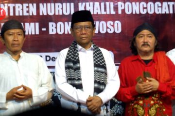 Mahfud MD temui Kiai Kampung di Bondowoso