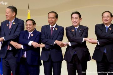 Jokowi tegaskan perdamaian kawasan di KTT ASEAN-Jepang