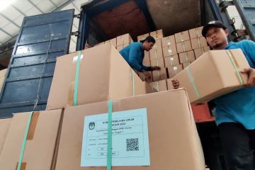 KPU Kota Semarang terima logistik pemilu tahap dua