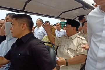 Pendekar Banten sambut kedatangan Capres Prabowo di Banten Lama