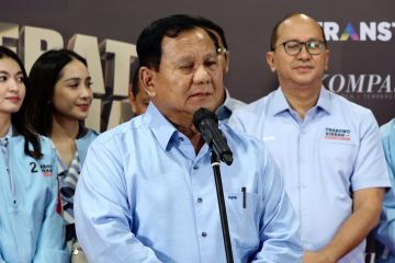 Prabowo bangga Gibran tampil terbaik saat debat