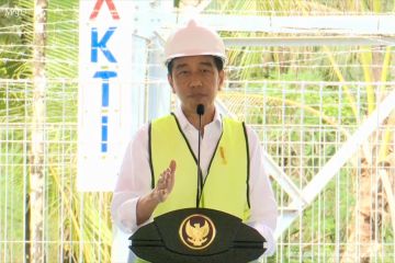 Presiden resmikan Stasiun Bumi SATRIA-1 dan BTS 4G di Sulawesi Utara