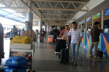 Puncak arus di Bandara SMB II Palembang diprediksi tembus 9 ribu orang