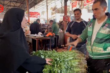 Pengungsi Gaza terus berdatangan, harga-harga di Rafah melonjak