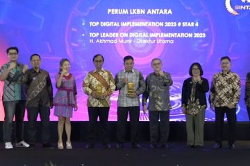 LKBN ANTARA sabet dua penghargaan Top Digital Awards 2023