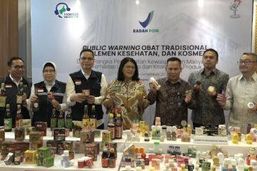 BPOM temukan 50 obat tradisional dan 181 kosmetik berbahaya