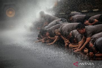 Uniknya acara kenaikan pangkat di Polres Bogor