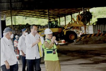 Presiden tinjau fasilitas konversi sampah jadi batu bara di Cilacap
