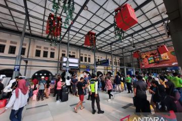 Jumlah penumpang kereta dari dan ke stasiun Daop1 alami lonjakan