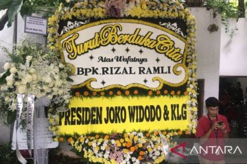 Presiden kirim karangan bunga ke rumah duka Rizal Ramli