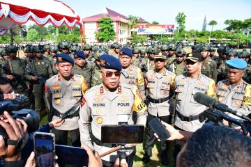Kapolda NTT sambut kedatangan 104 personel Operasi Damai Cartenz Papua