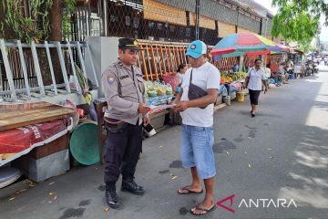 Polda Maluku sebar brosur imbauan kamtibmas jelang 41 hari pemilu