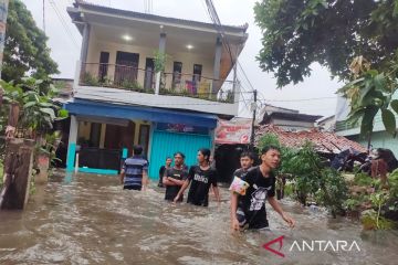 Hujan deras sebabkan banjir di empat kelurahan di Jakarta Selatan