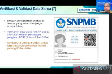 Siswa perlu membuat akun baru saat registrasi SNPMB 2024