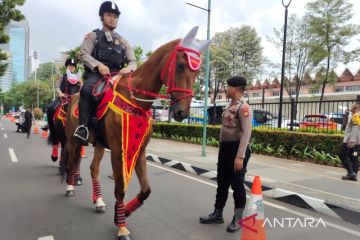 Polisi perketat penjagaan area debat capres